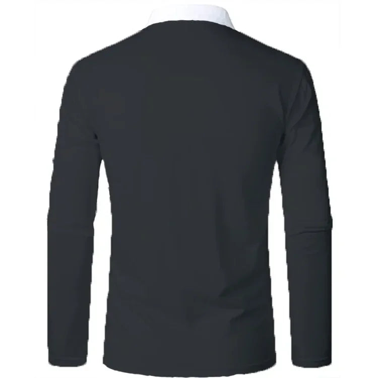 Herren Langarm-Polohemd Padrony Verno